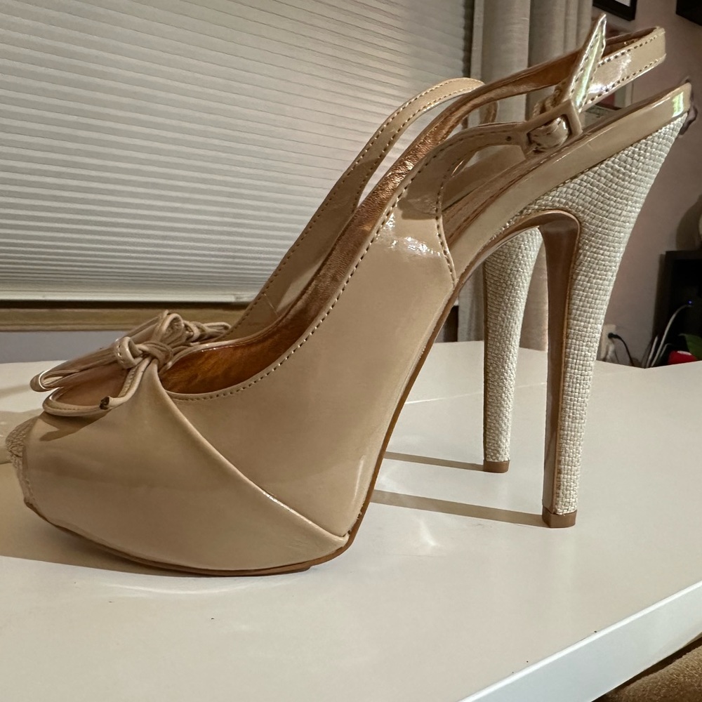 Super cute open toe heels